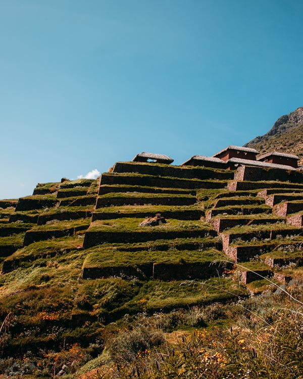 A caminhada até o sítio arqueológico de Huchuy Qosqo